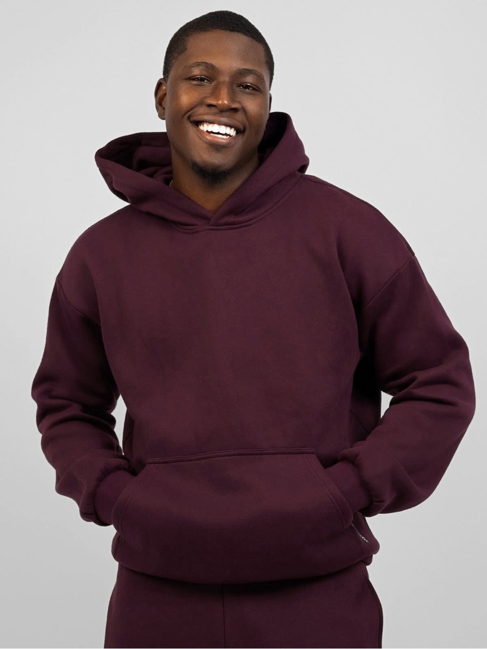 Maroon Hooded Sweatshirt - Standard